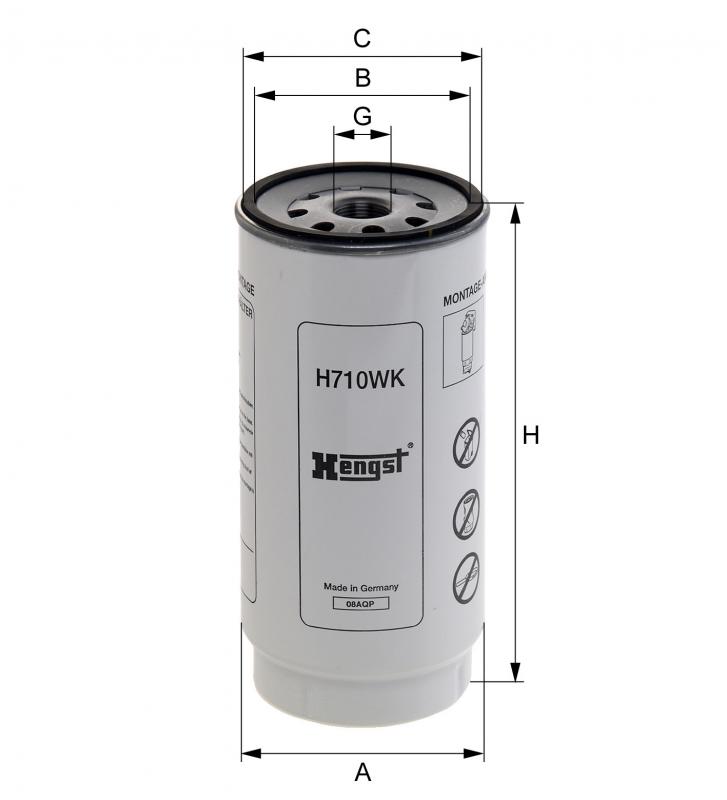 Filtro Combustivel Turbo Filtros 72040